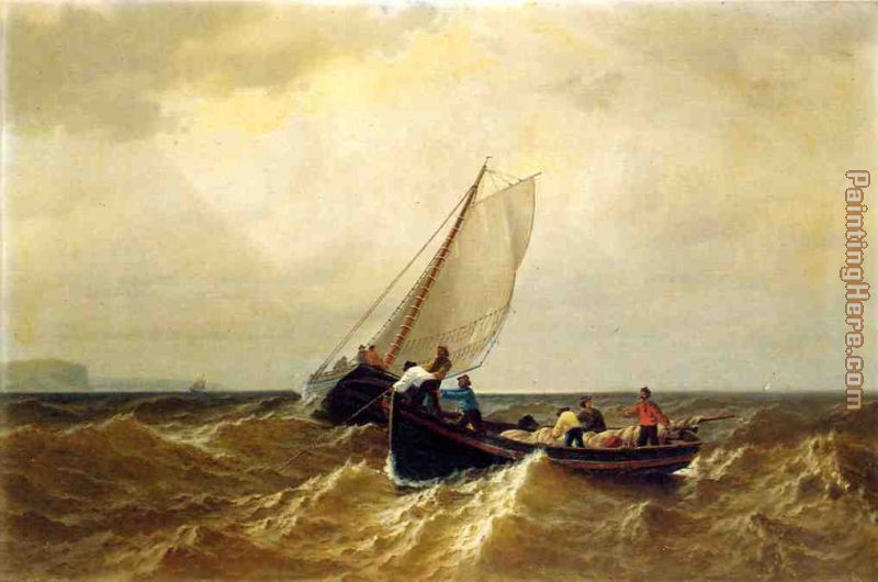 Fishing Boat in the Bay of Fundy painting - William Bradford Fishing Boat in the Bay of Fundy art painting